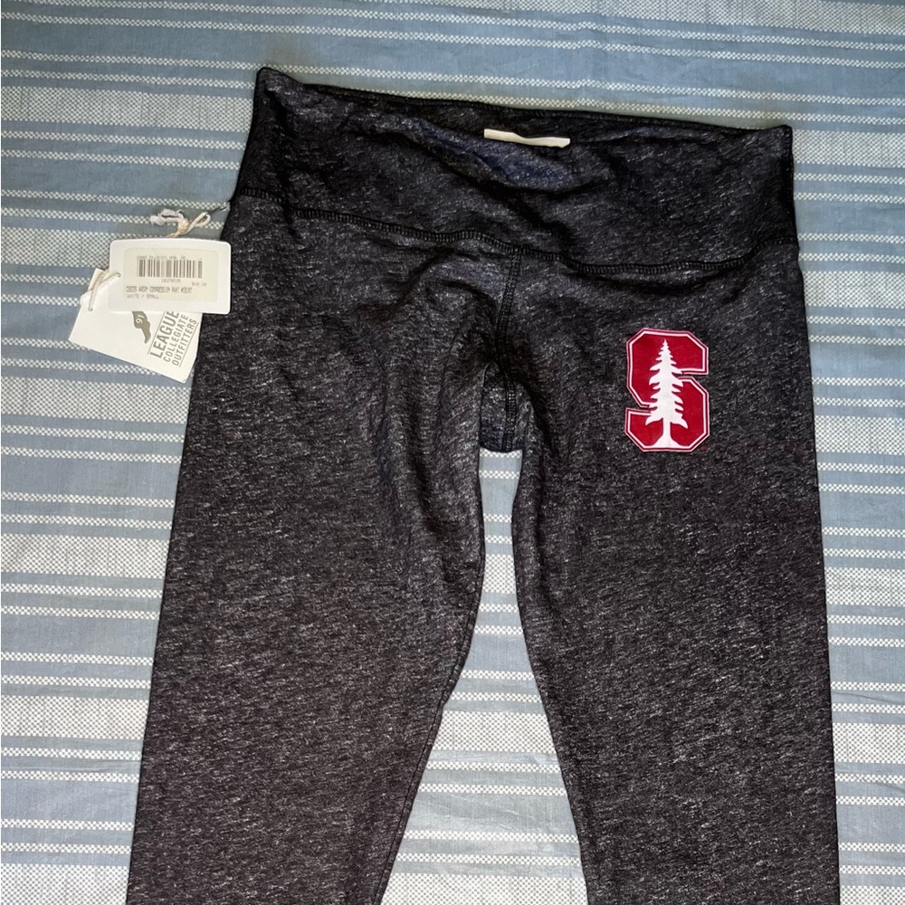 League collegiate outfitters standford university logo compresion pants S